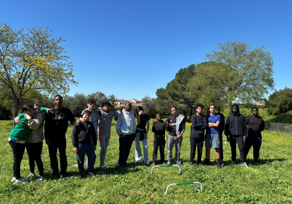 Raid sportif avec des jeunes des structures Léo Lagrange Animation en PACA