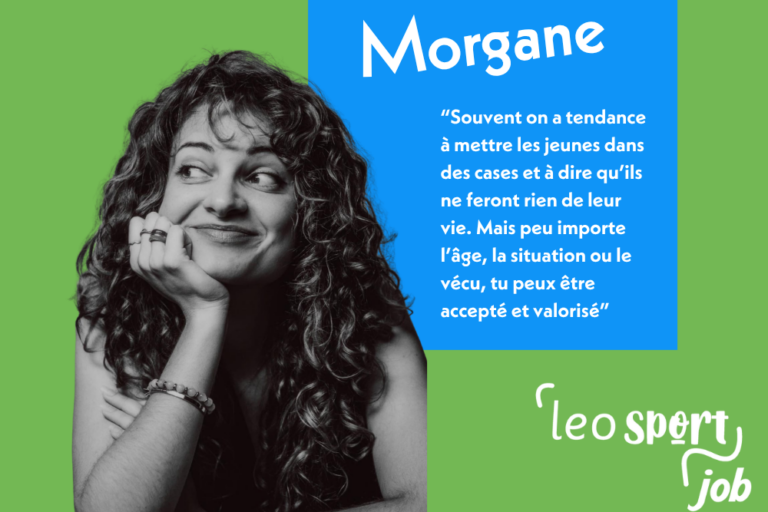 Morgane, accompagnée par Léo Sport Job
